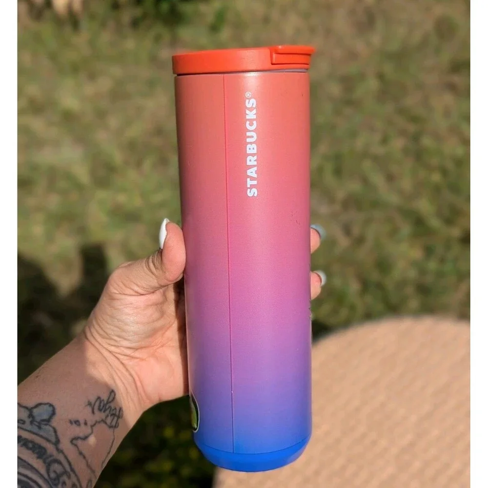 Starbucks 2020 Hawaii Exclusive Ombre Tropical‎ Fruit Stainless Steel Tumbler